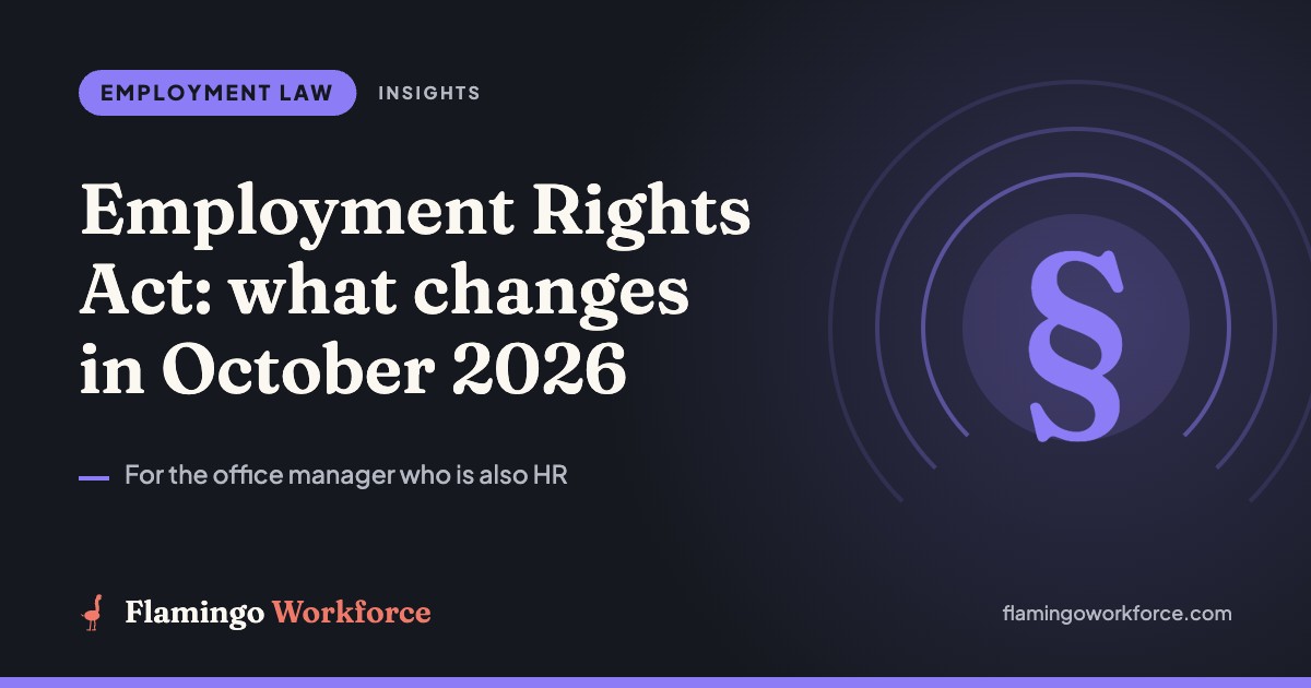 Employment Rights Act: what changes in October 2026