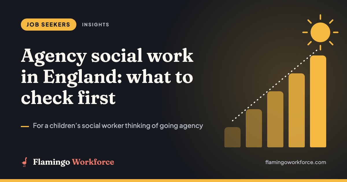 Agency social work in England: what to check first